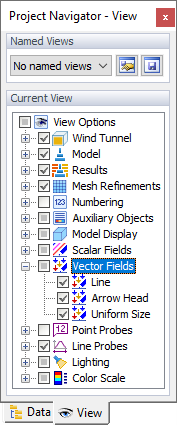 Project Navigator, Vector Fields